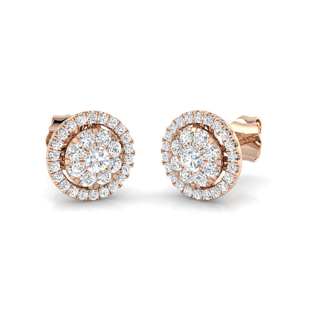 DNE286 — Earrings - 9k Rose Gold