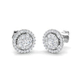 DNE286 — Earrings - 9k White Gold