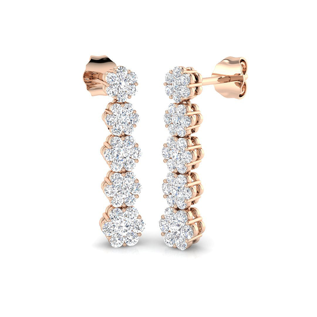 DNE307 — Earrings - 9k Rose Gold
