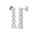 DNE307 — Earrings - 9k White Gold