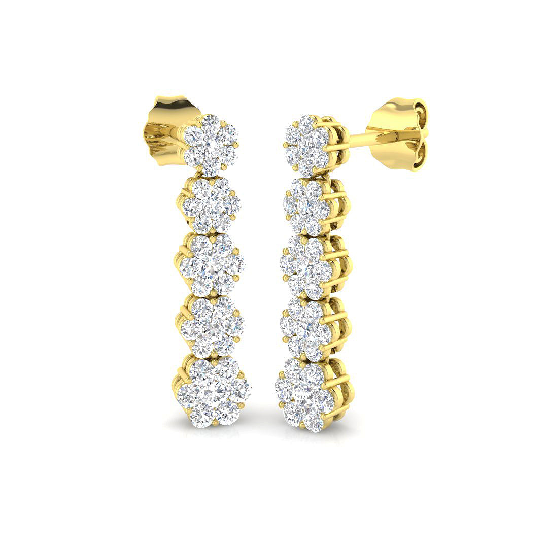 DNE307 — Earrings - 9k Yellow Gold