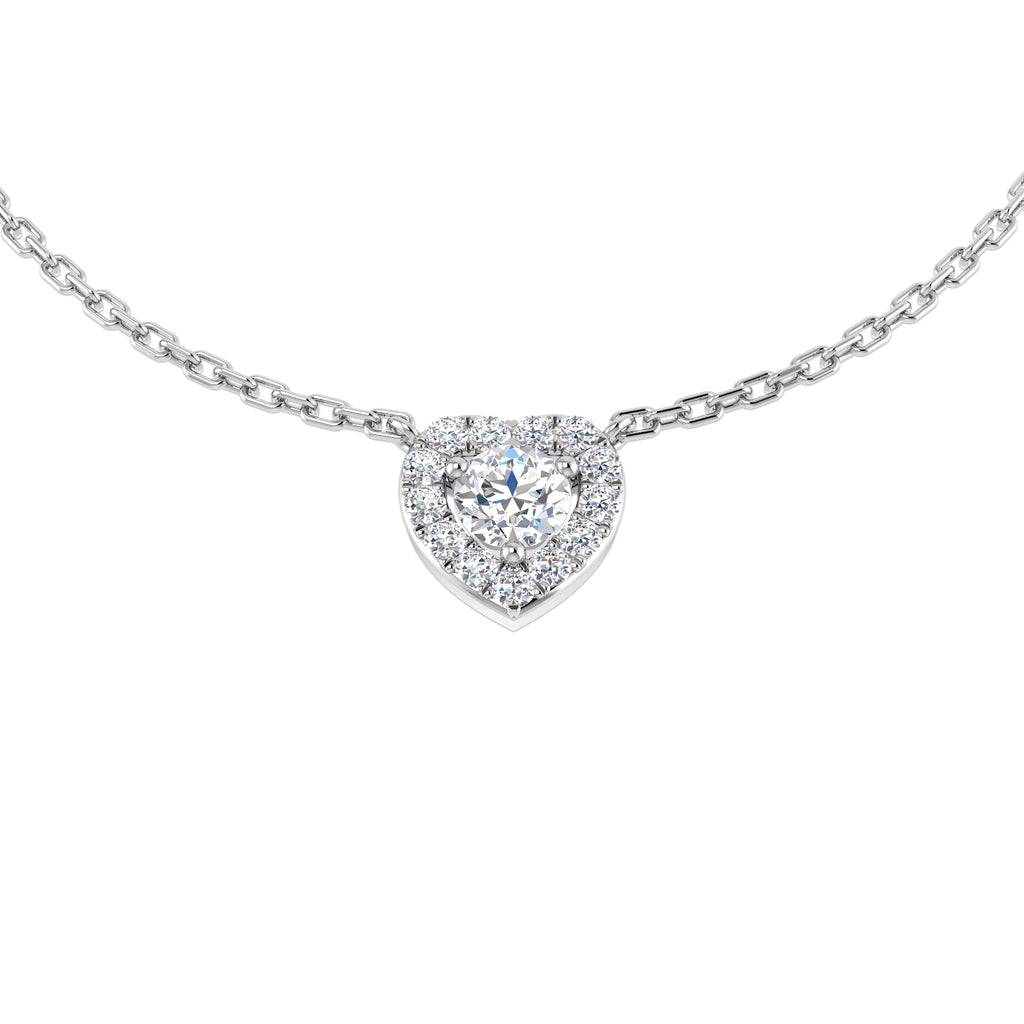 DNN0059 — Necklace - 9k White Gold
