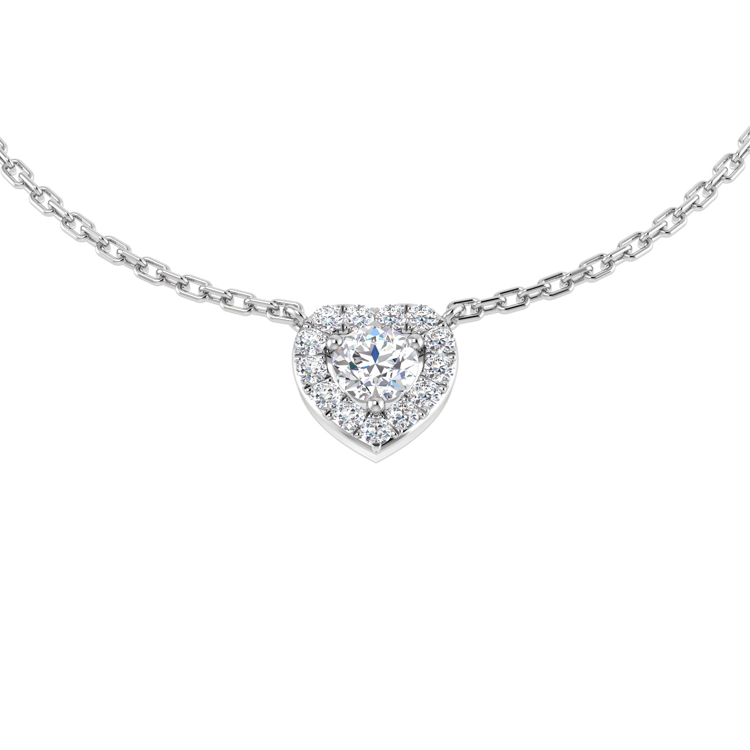 DNN0059 — Necklace - 9k White Gold