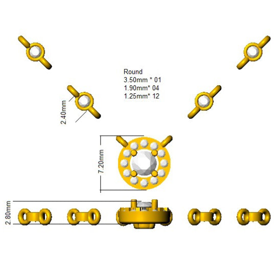 DNN0061A — Necklace - 9k Yellow Gold detail