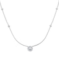 DNN0061A — Necklace - 9k White Gold