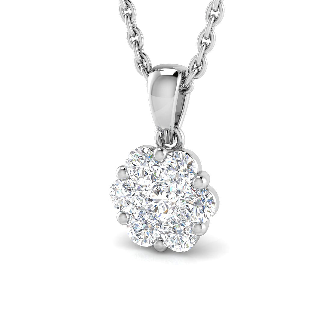DNP028 — Pendant - 9k White Gold
