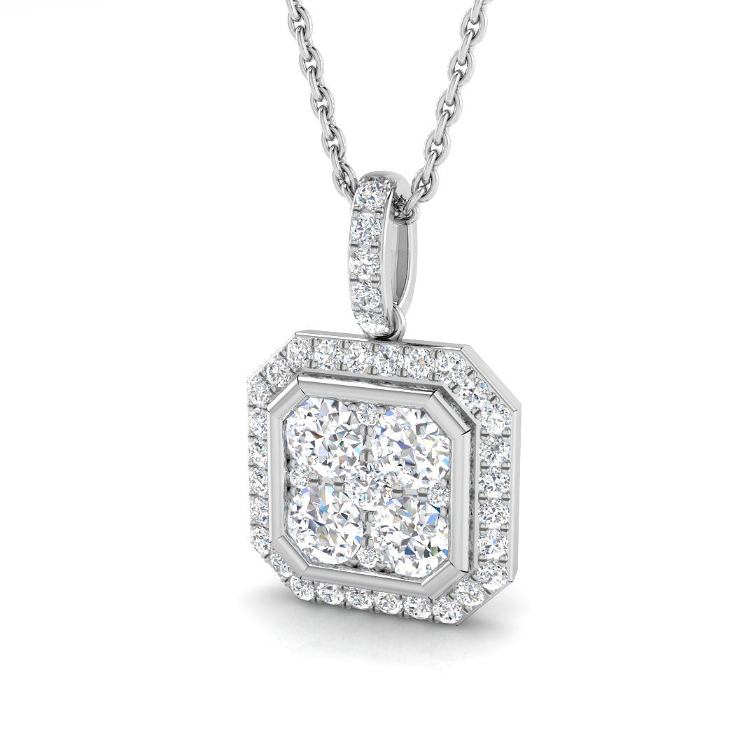 DNP0536 — Pendant - 9k White Gold
