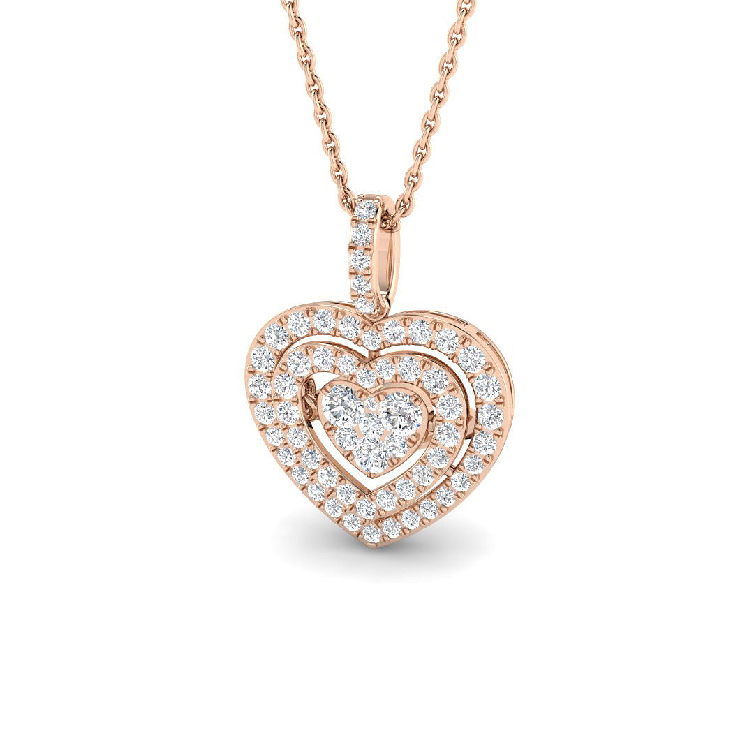 DNP0642 — Pendant - 9k Rose Gold