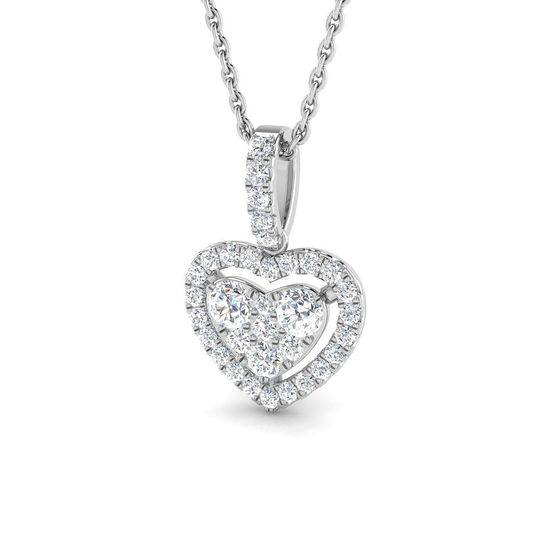DNP0670 — Pendant - 9k White Gold