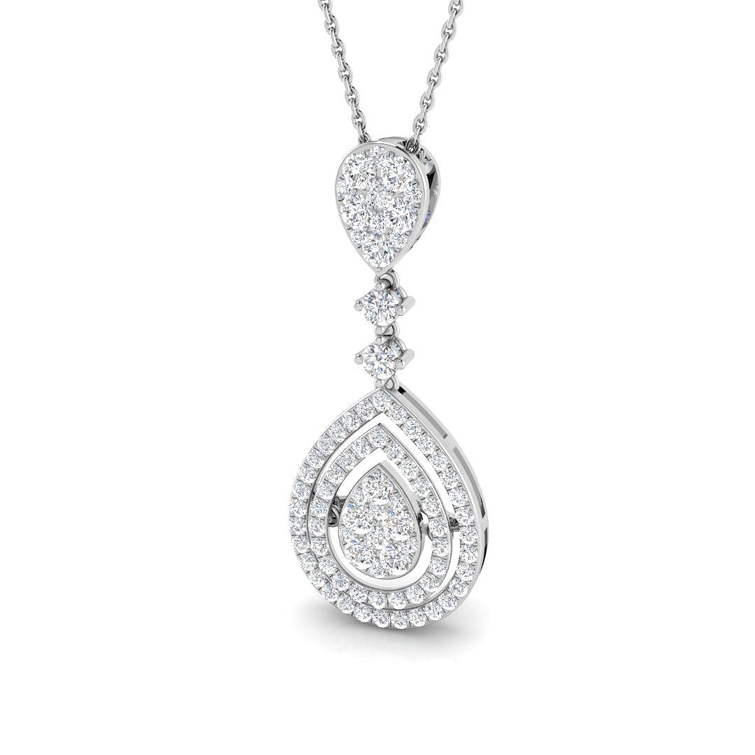 DNP0713 — Pendant - 9k White Gold