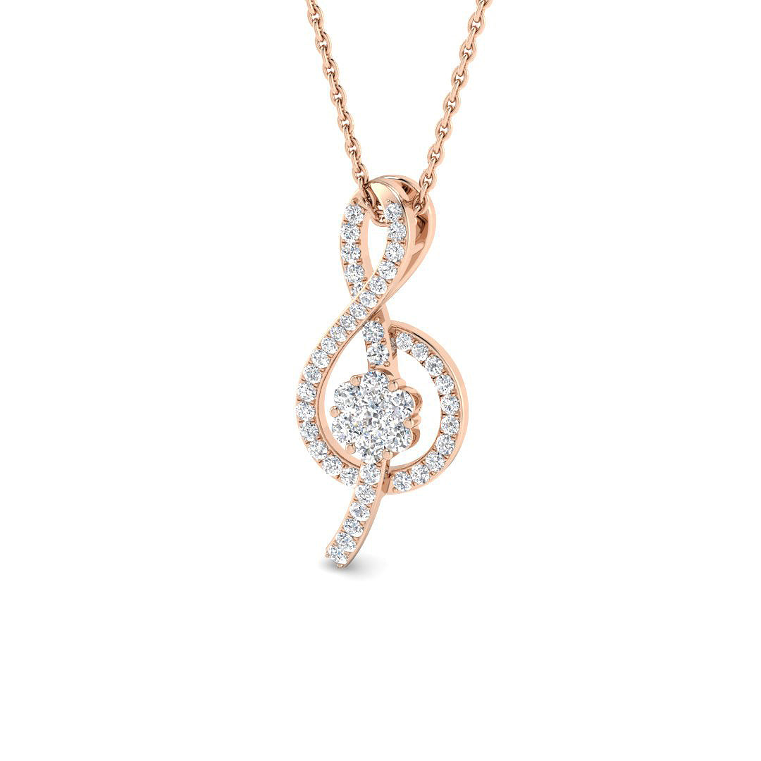 DNP190 — Pendant - 9k Rose Gold