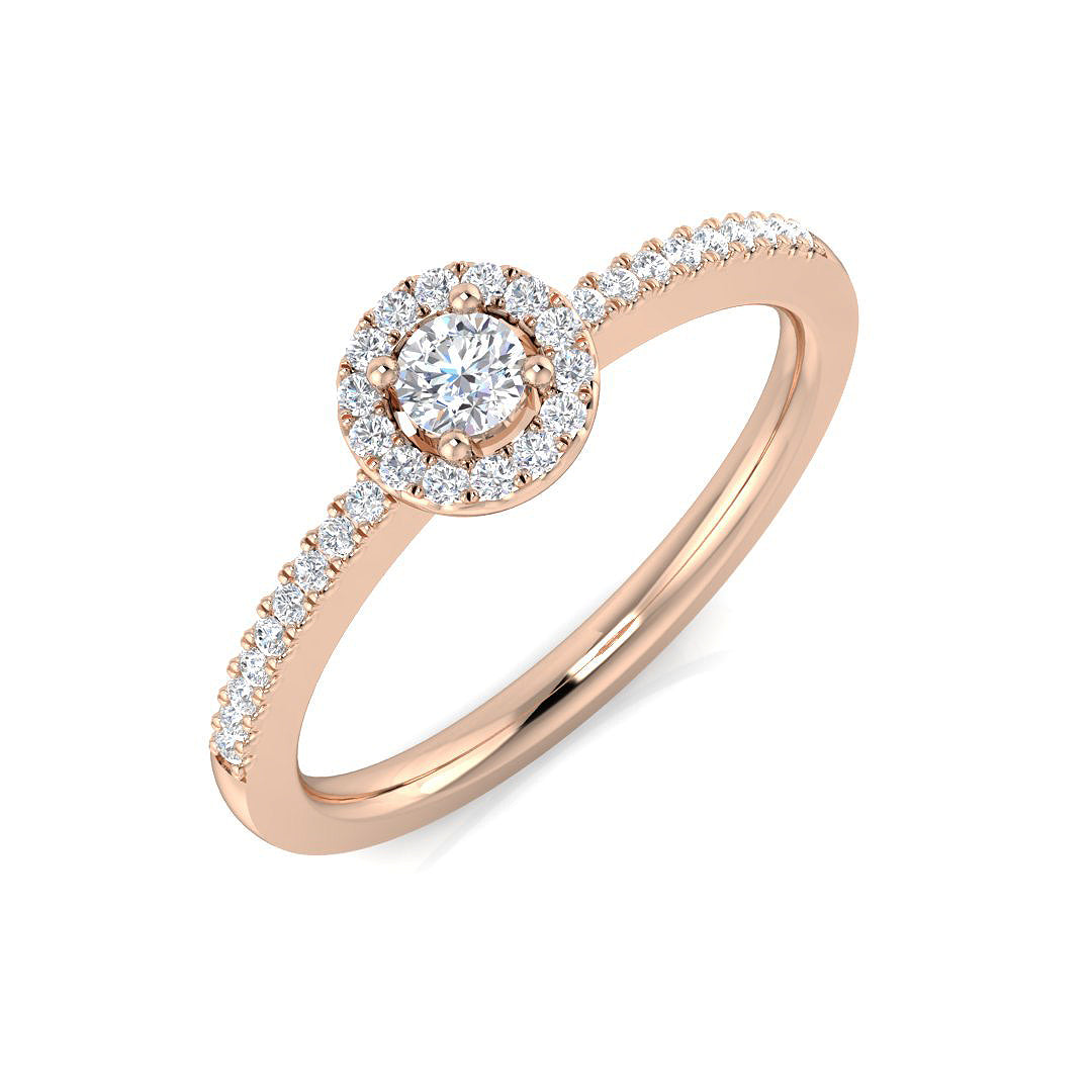 DNR0774 — Ring - 9k Rose Gold