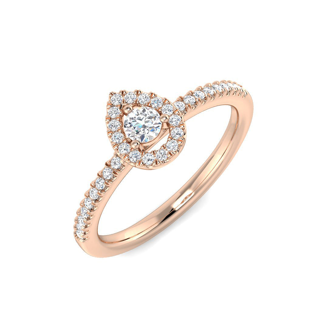 DNR0775 — Ring - 9k Rose Gold