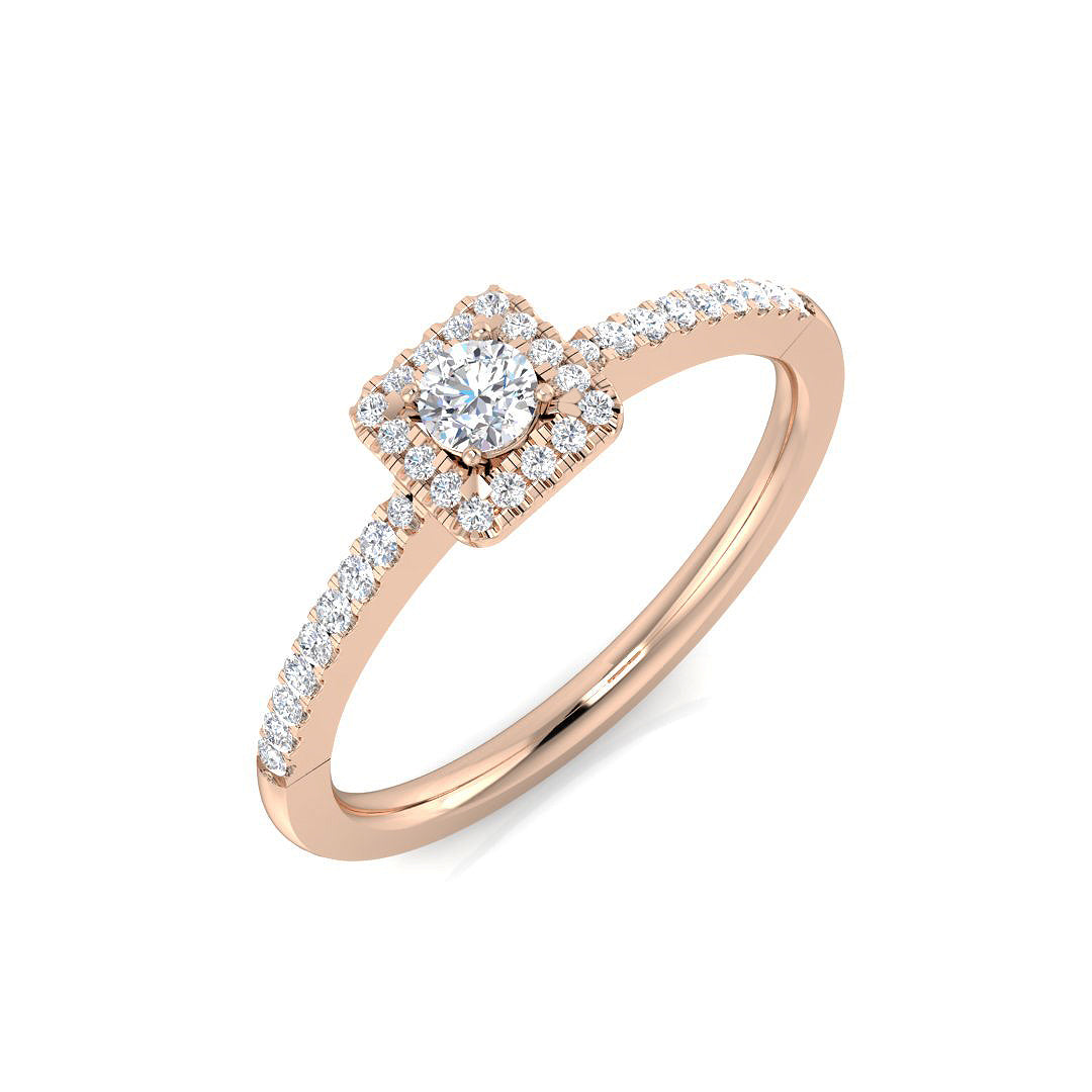 DNR0777 — Ring - 9k Rose Gold