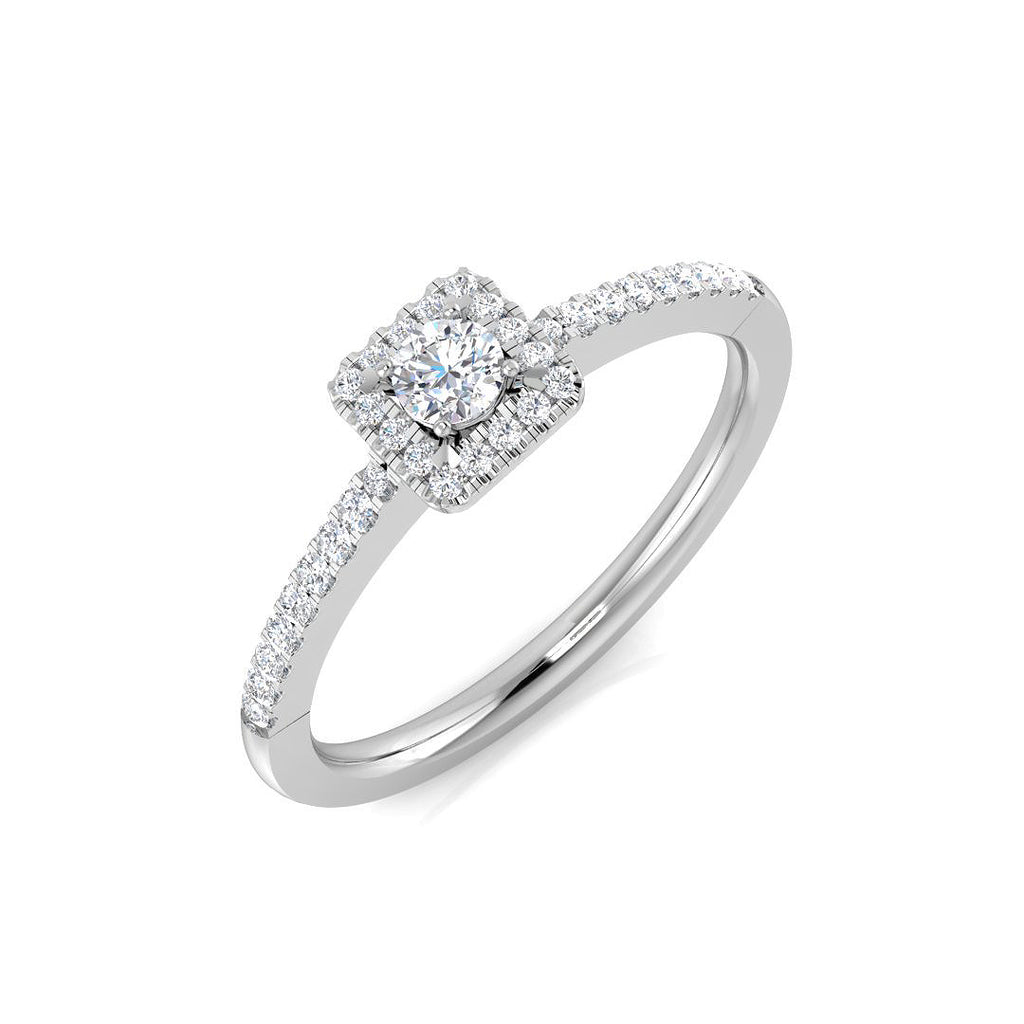 DNR0777 — Ring - 9k White Gold