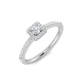 DNR0777 — Ring - 9k White Gold