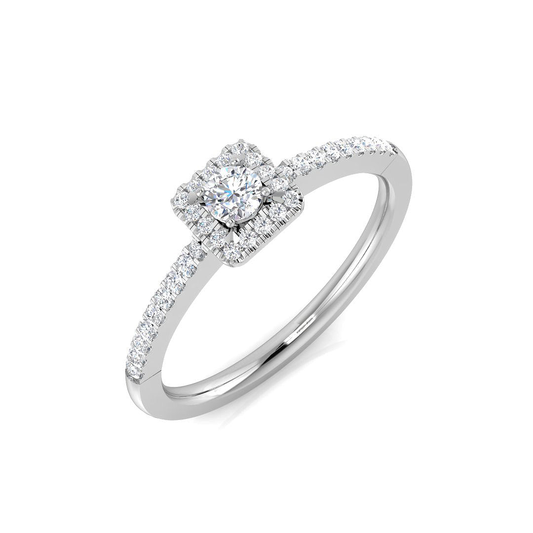 DNR0777 — Ring - 9k White Gold