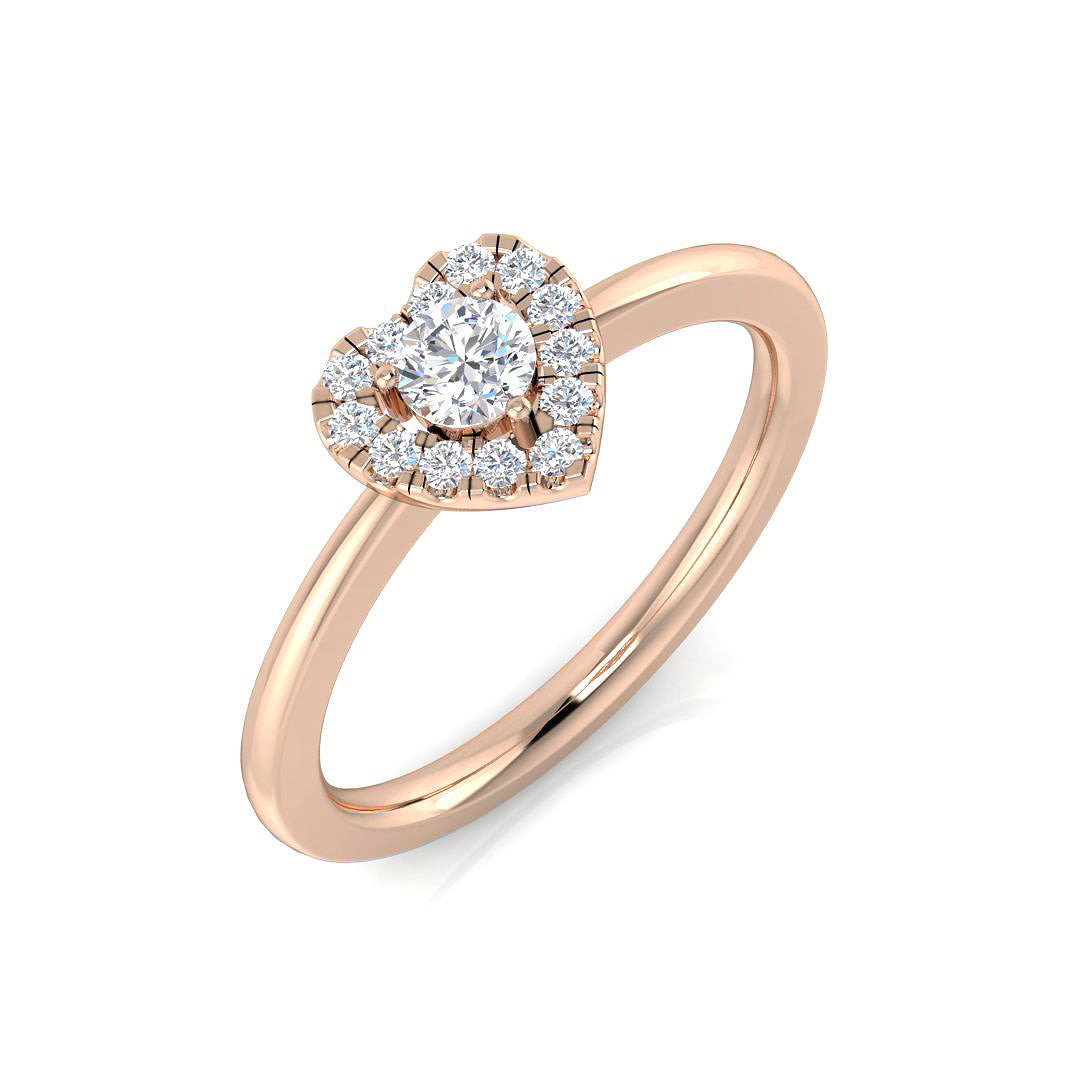 DNR0795 — Ring - 9k Rose Gold