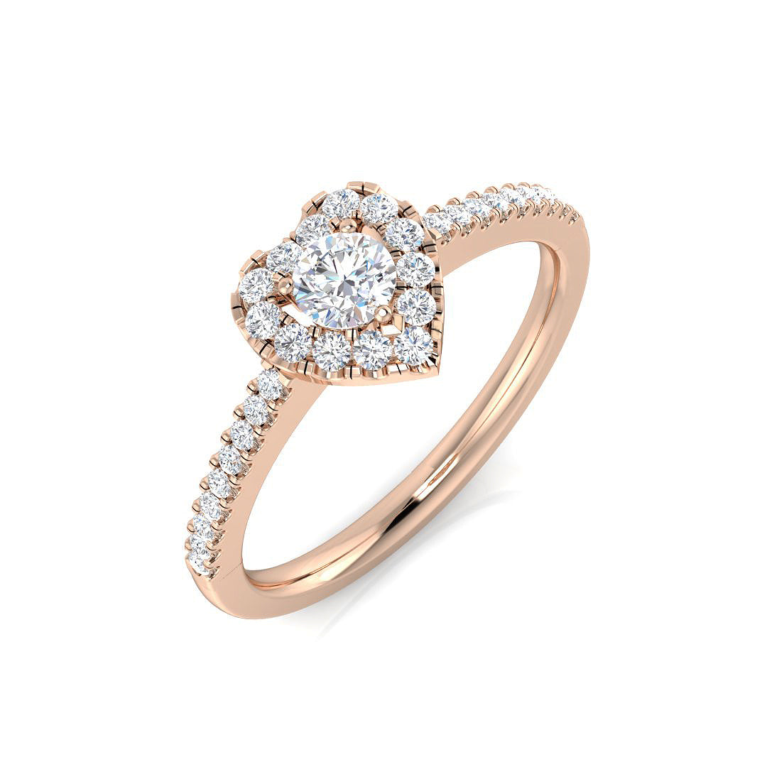 DNR0796 — Ring - 9k Rose Gold