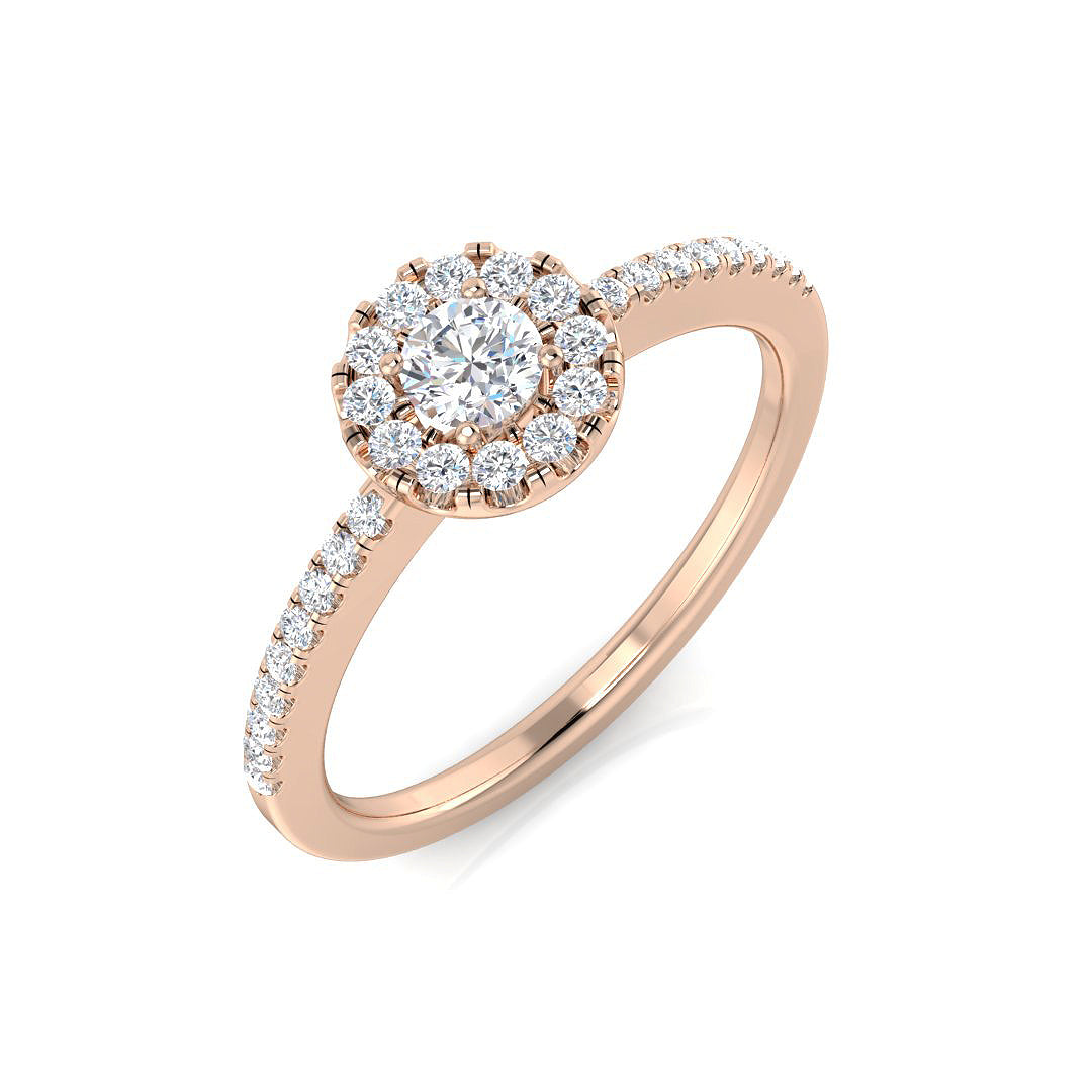 DNR0798 — Ring - 9k Rose Gold