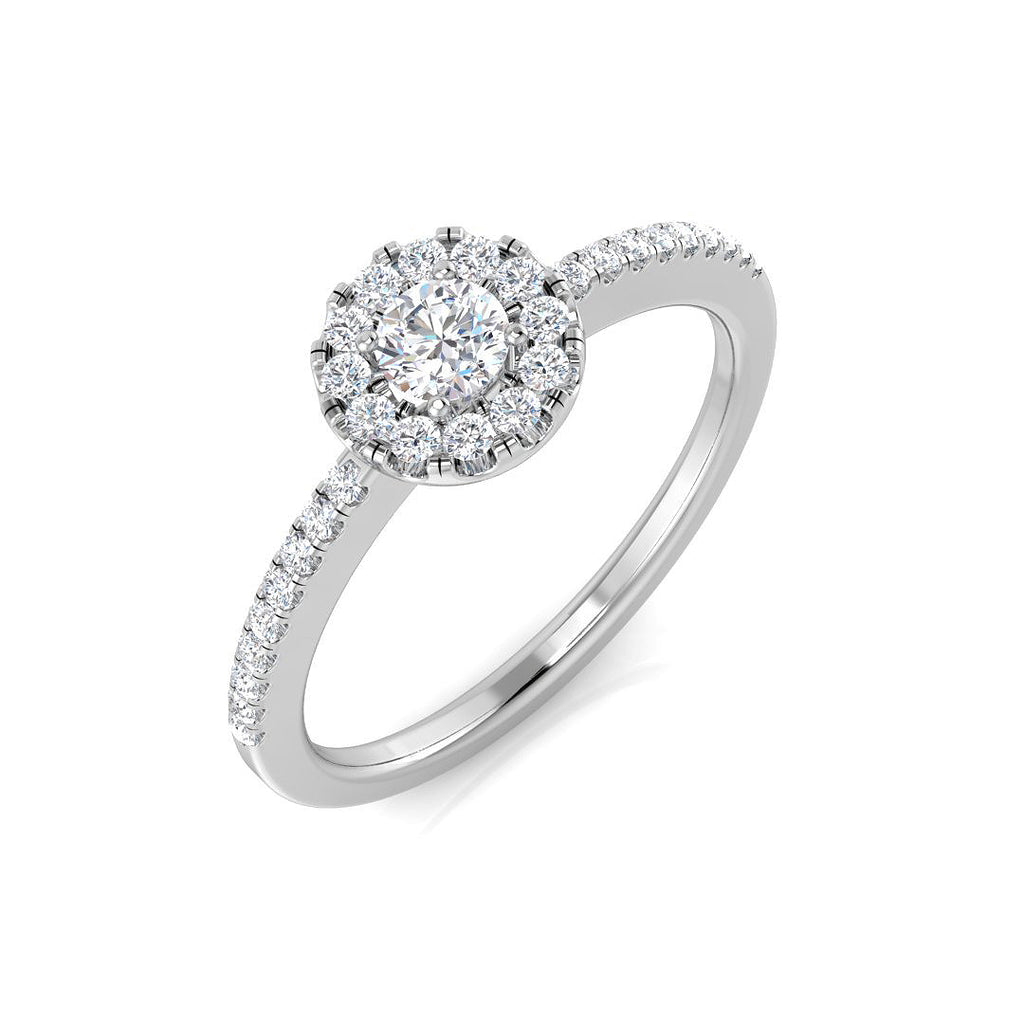 DNR0798 — Ring - 9k White Gold
