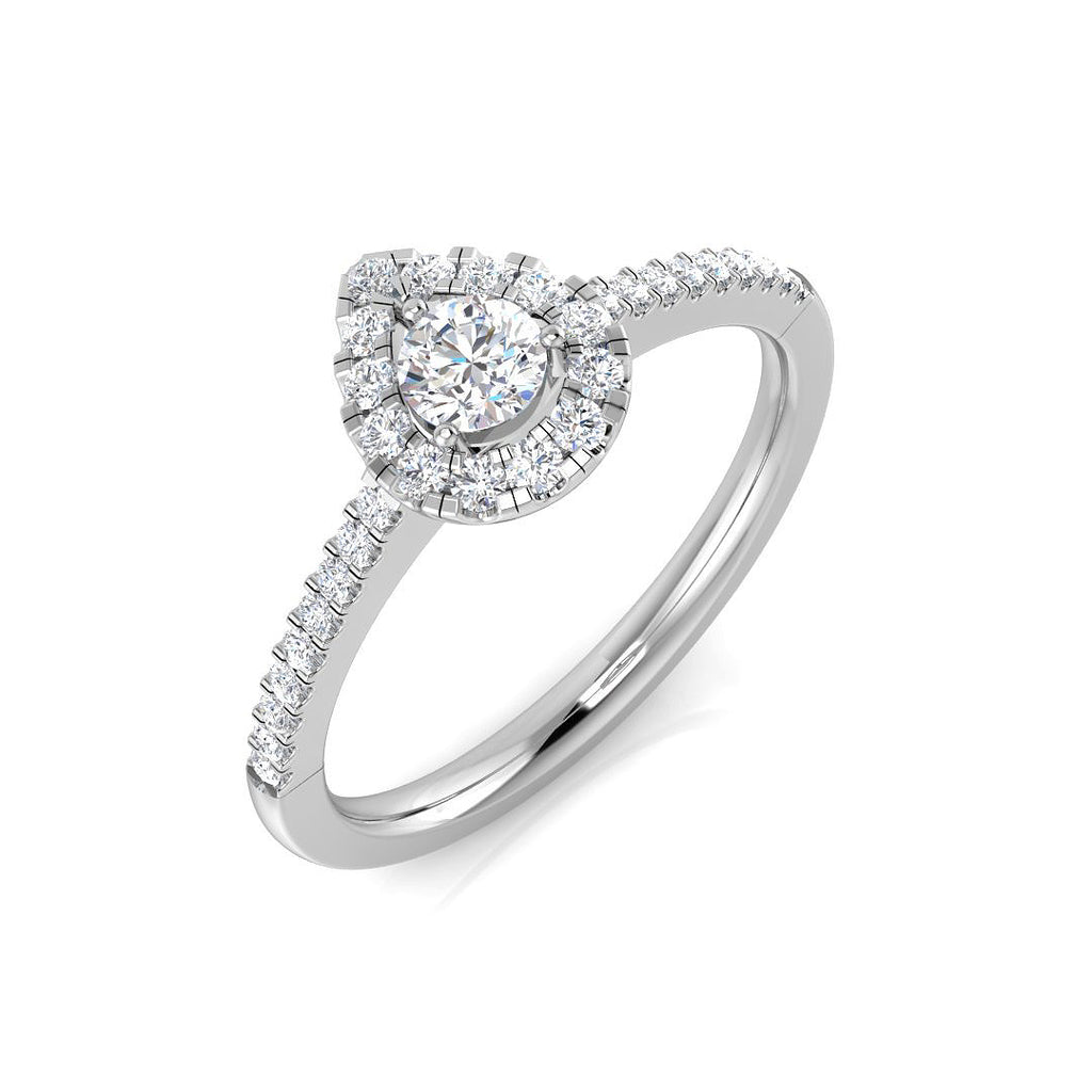 DNR0800 — Ring - 9k White Gold