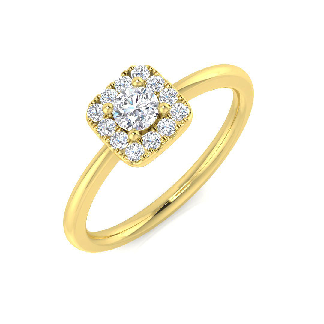 DNR0801 — Ring - 9k Yellow Gold