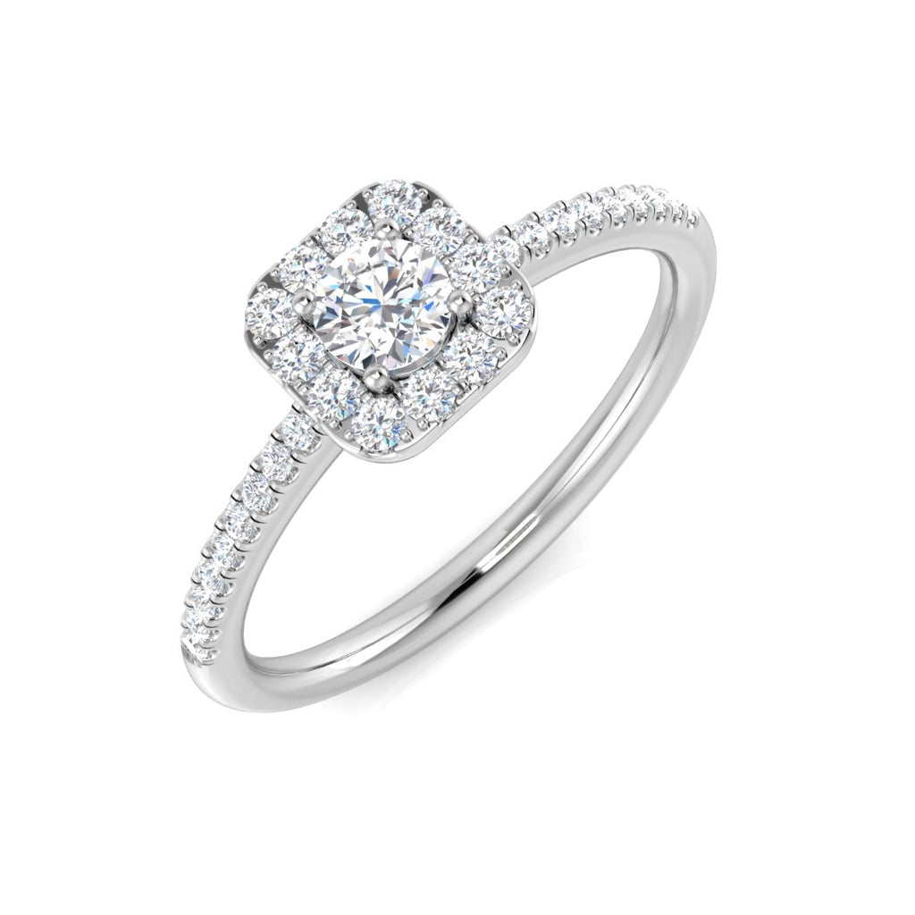 DNR0802 — Ring - 9k White Gold