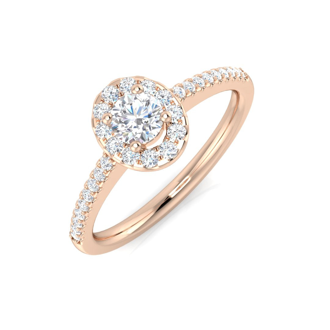 DNR0804 — Ring - 9k Rose Gold