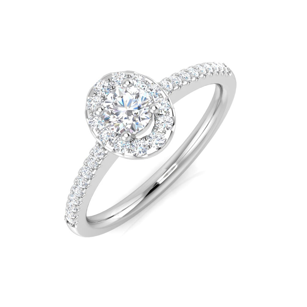 DNR0804 — Ring - 9k White Gold