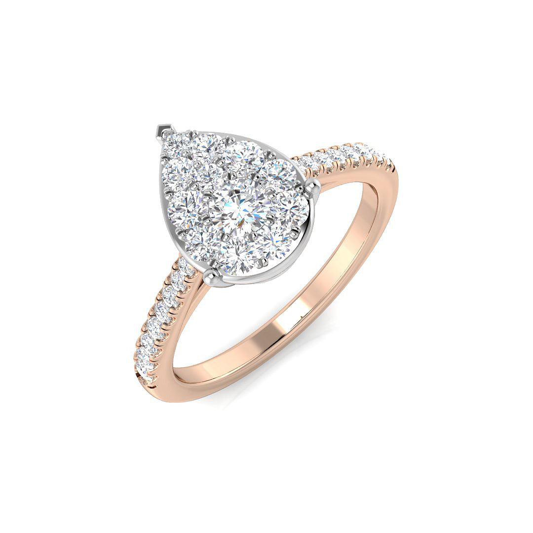 DNR0806 — Ring - 9k Rose Gold