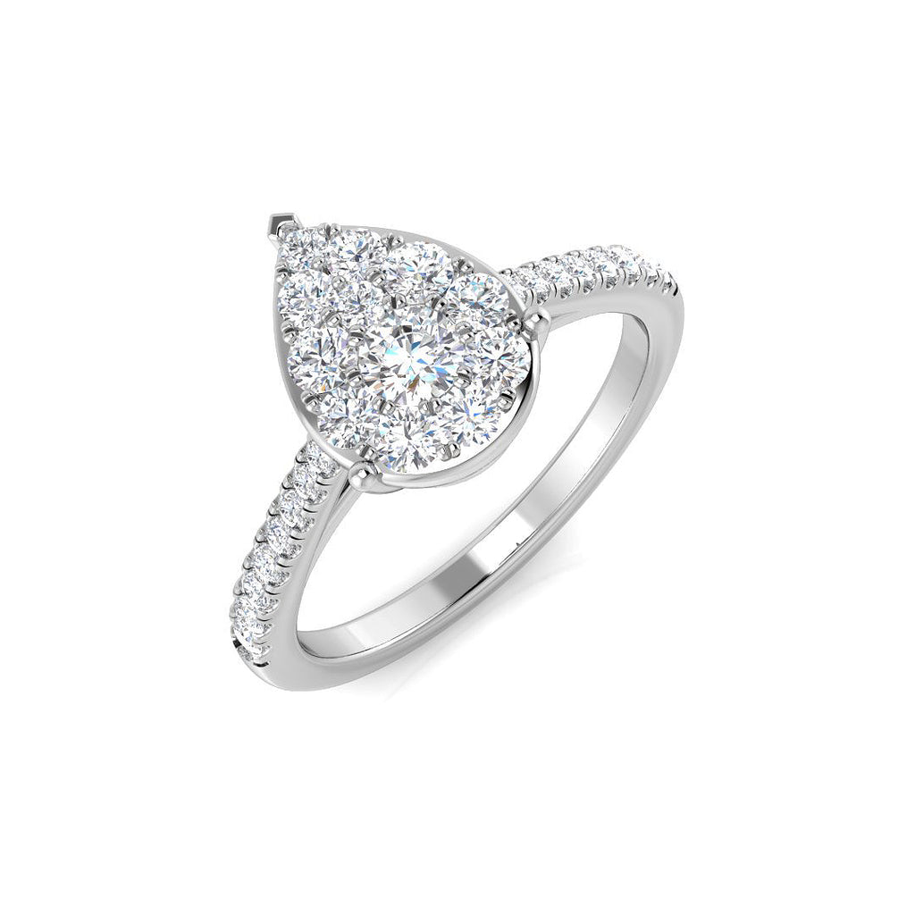 DNR0806 — Ring - 9k White Gold