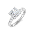 DNR0844 — Ring - 9k White Gold