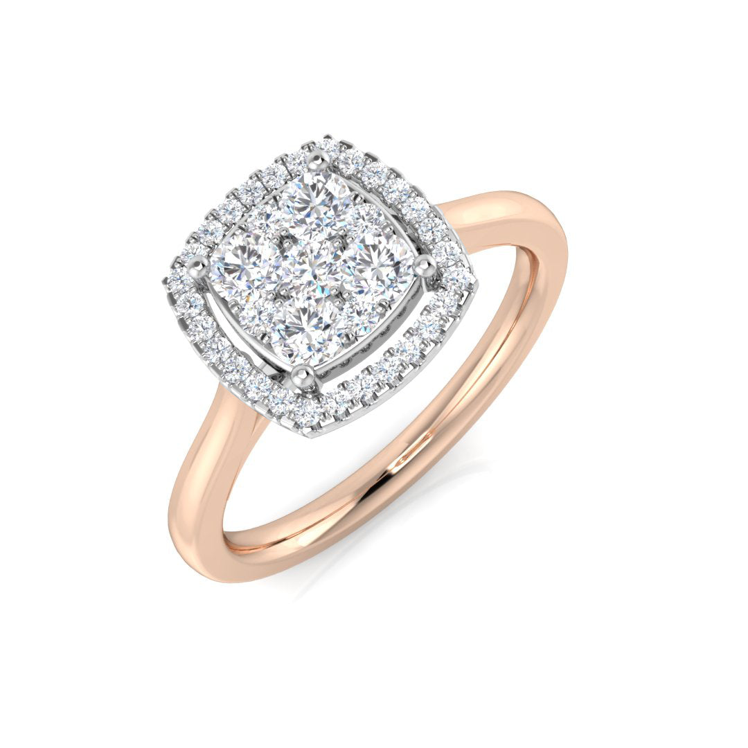 DNR0914 — Ring - 9k Rose Gold