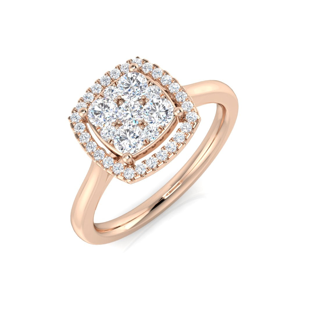 DNR0914 — Ring - 9k Rose Gold