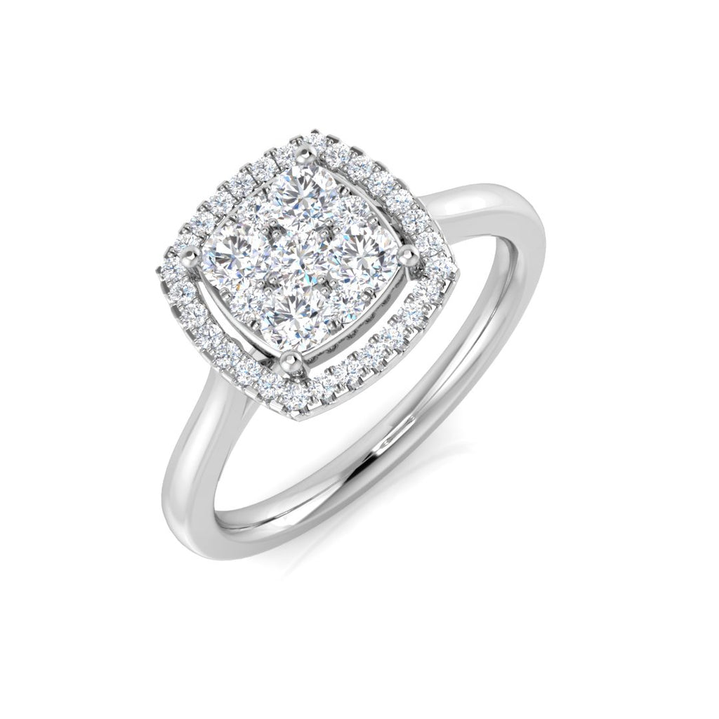 DNR0914 — Ring - 9k White Gold