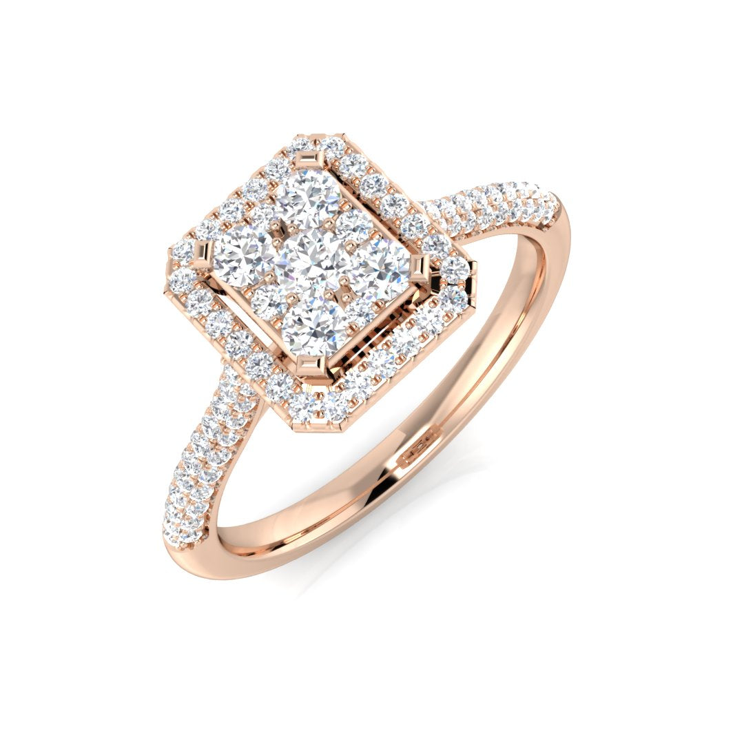 DNR0918 — Ring - 9k Rose Gold
