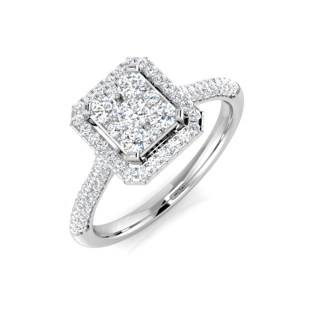 DNR0918 — Ring - 9k White Gold