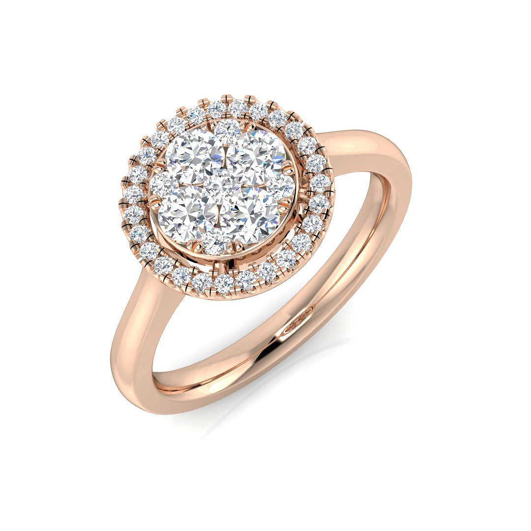DNR0921 — Ring - 9k Rose Gold