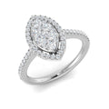 DNR0926 — Ring - 9k White Gold