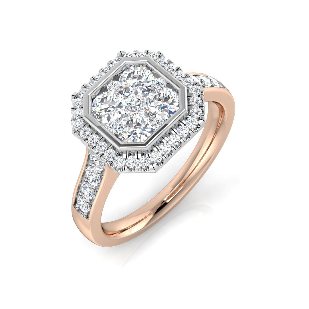 DNR0931 — Ring - 9k Rose Gold