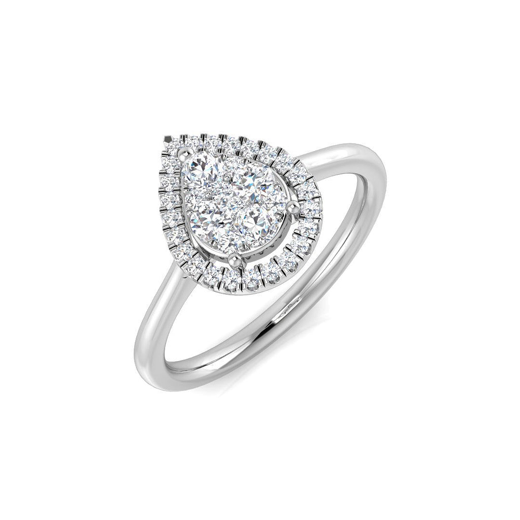 DNR0932 — Ring - 9k White Gold