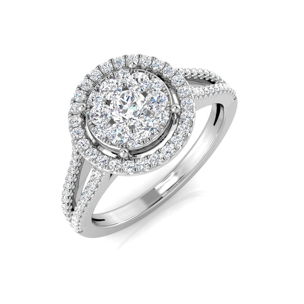 DNR0973 — Ring - 9k White Gold