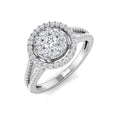 DNR0973 — Ring - 9k White Gold