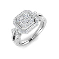 DNR0992 — Ring - 9k White Gold