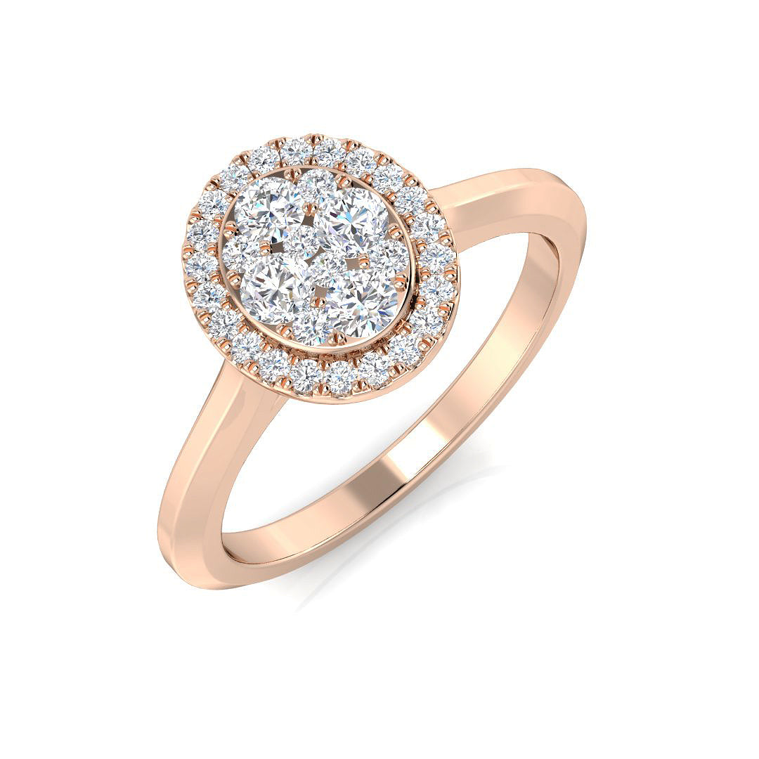 DNR1131 — Ring - 9k Rose Gold