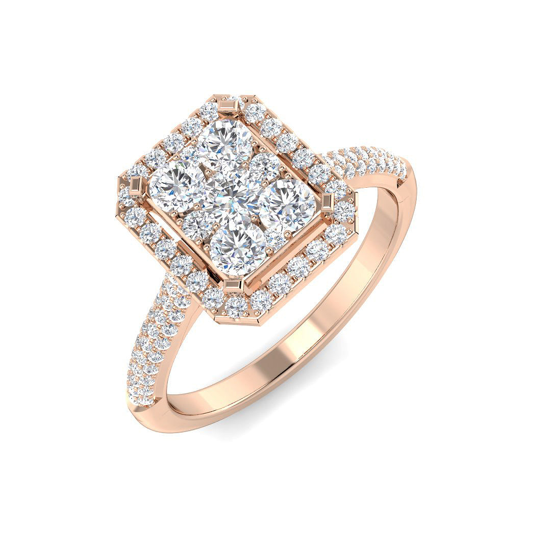 DNR1161 — Ring - 9k Rose Gold