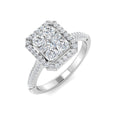 DNR1161 — Ring - 9k White Gold