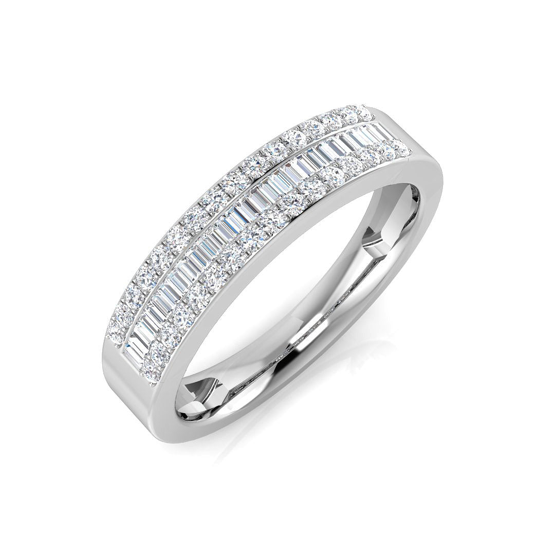 DNR208 — Ring - 9k White Gold