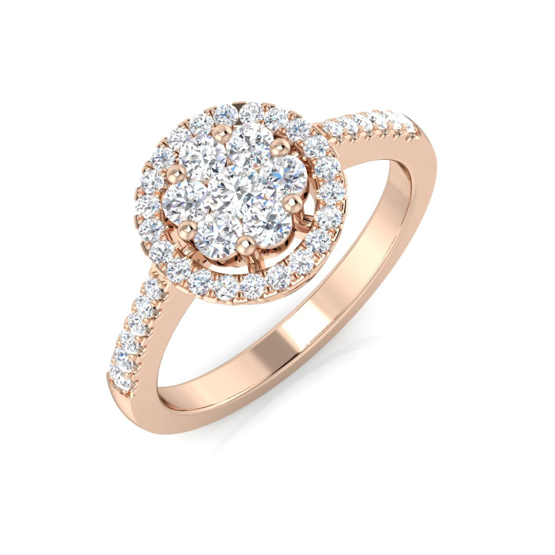 DNR232 — Ring - 9k Rose Gold